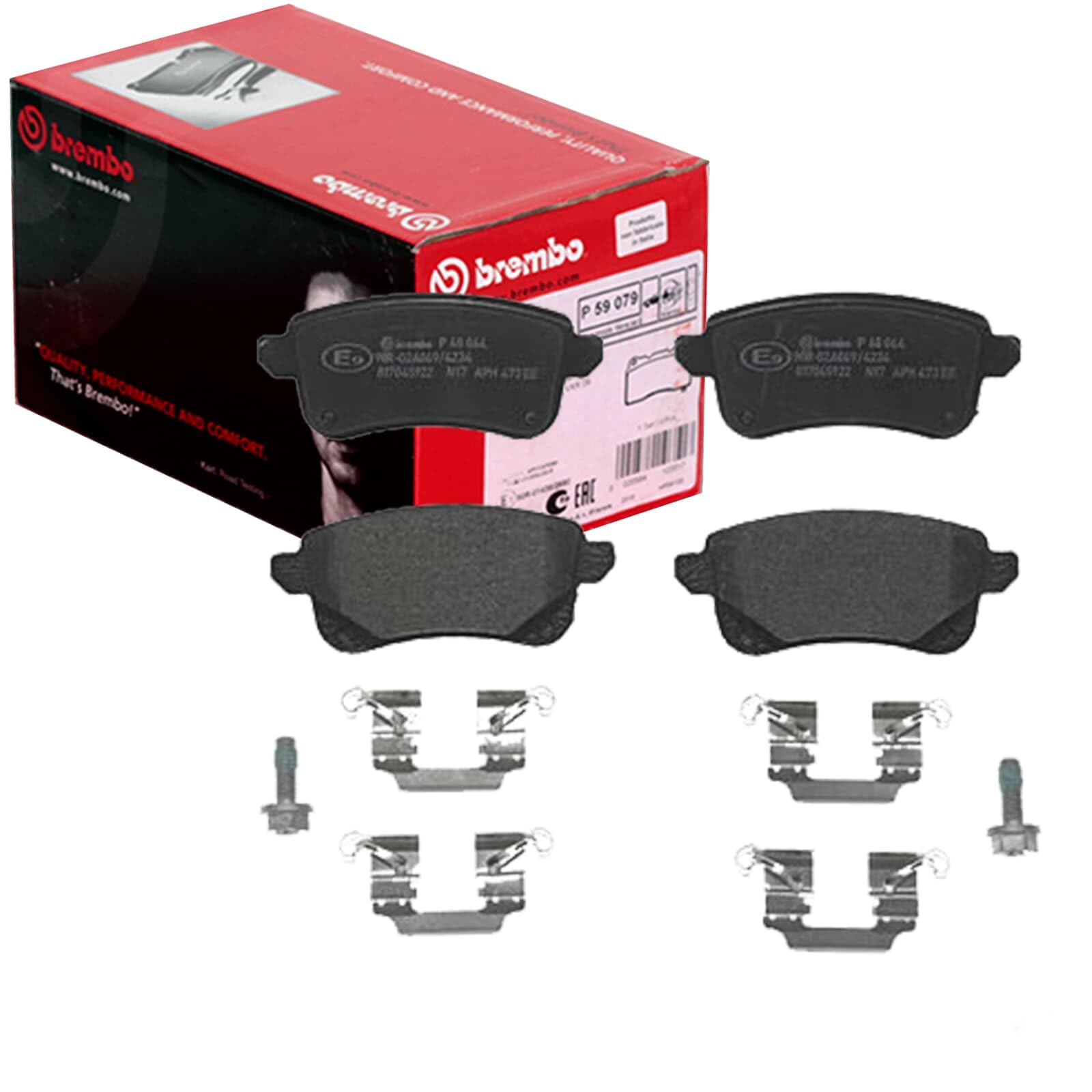 Amazon | ブレンボ(brembo) 輸入車用ブラックパッド P68064 | ブレーキ